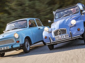 Trabant kontra Citroen 2CV - czyli plastik kontra elastik