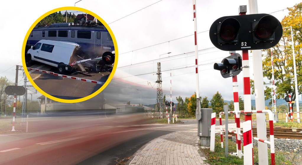 Przejazd kolejowy - wypadek