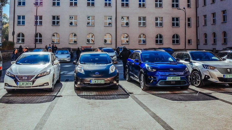 Zlot pojazdów elektrycznych EV Łódź 2021