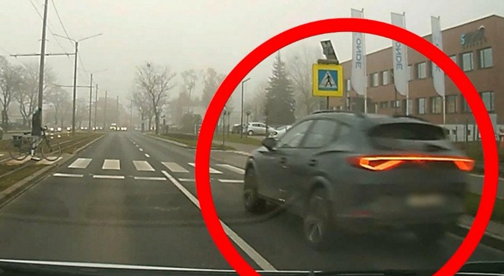 Kierowca Cupry naraził życie pieszego