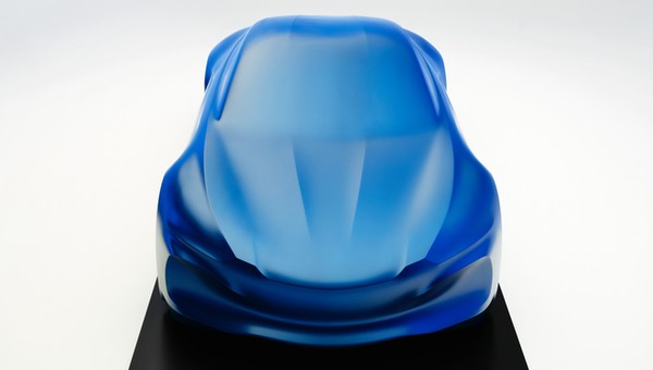 Rzeźba zwiastująca nadejście nowego Alpine A110