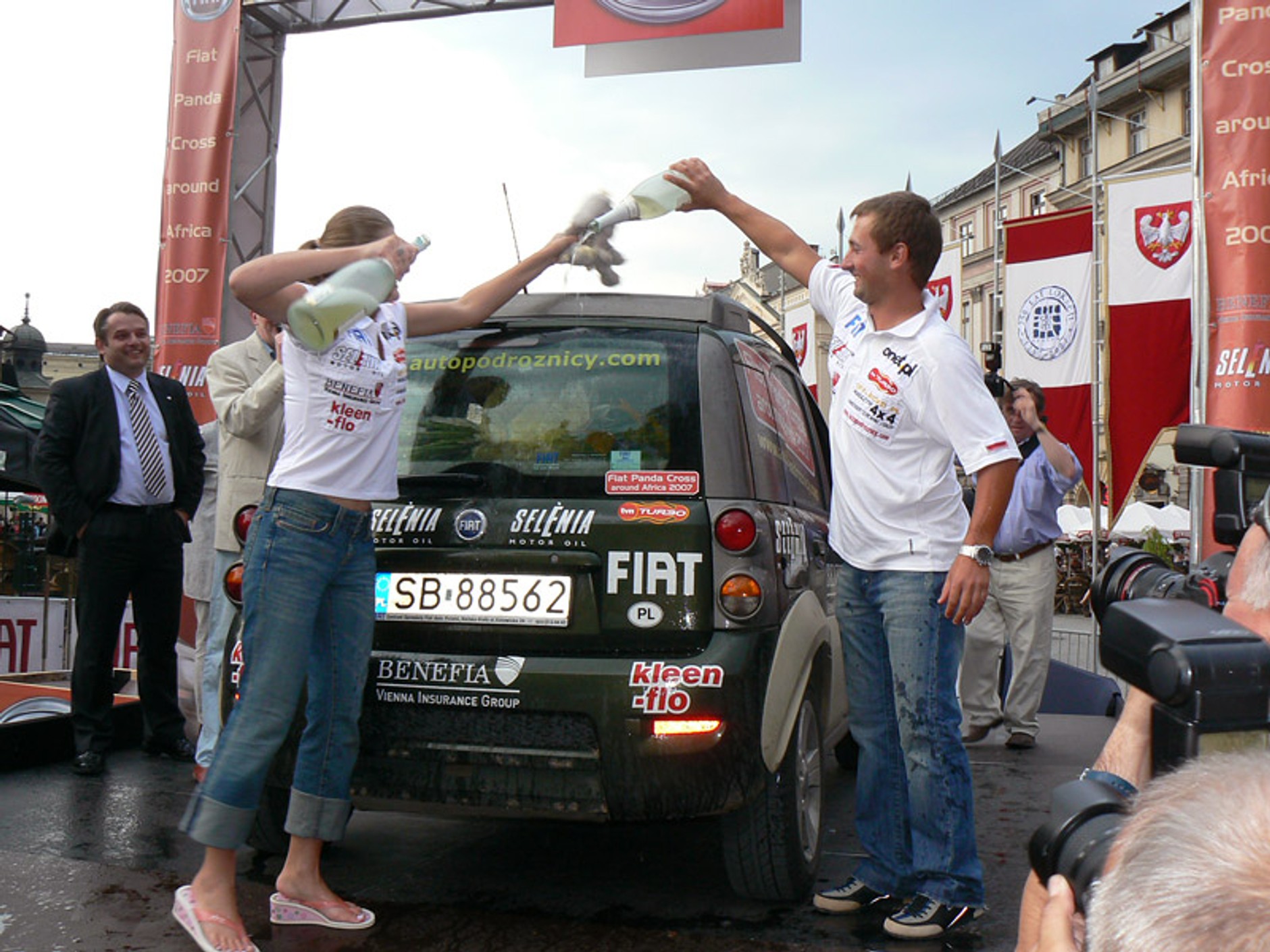Fiat Panda z polskimi podróżnikami powrócił z Afryki