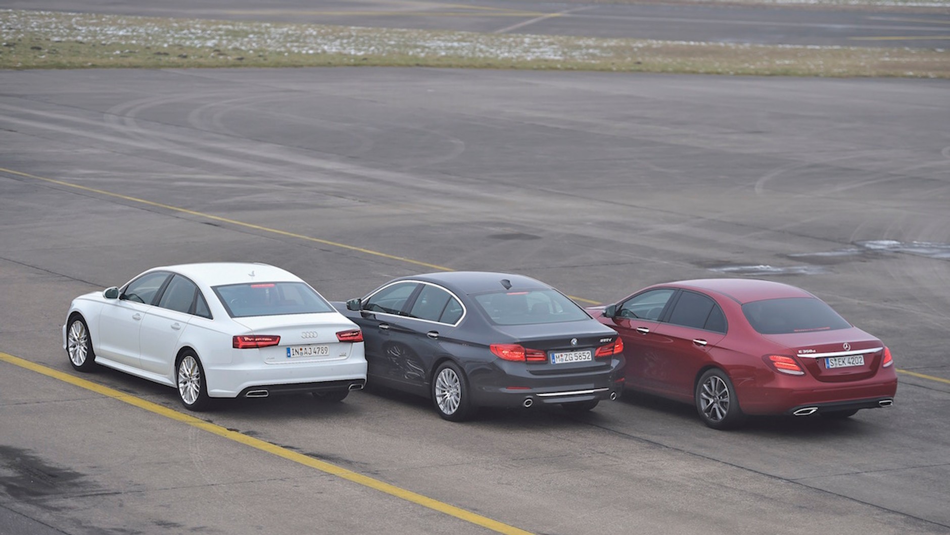 BMW 530d kontra Audi A6 3.0 TDI quattro i Mercedes E 350d