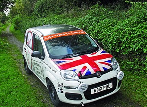 Fiat Panda pobije rekord na trasie Kapsztad-Londyn