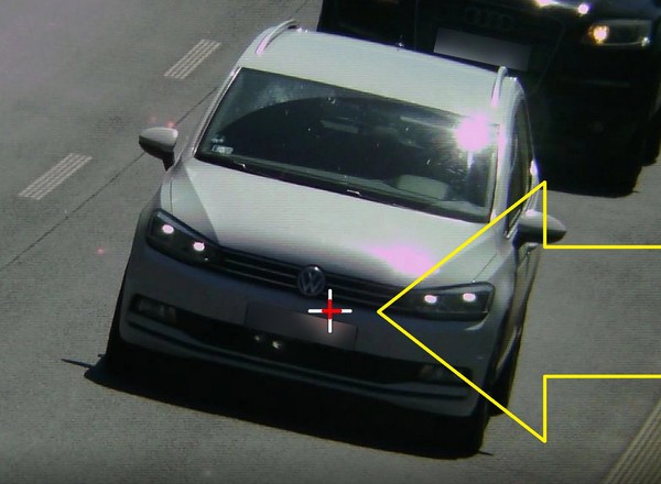Policjanci użyli TruCAM II. Na S5 posypały się mandaty. I to nie za prędkość