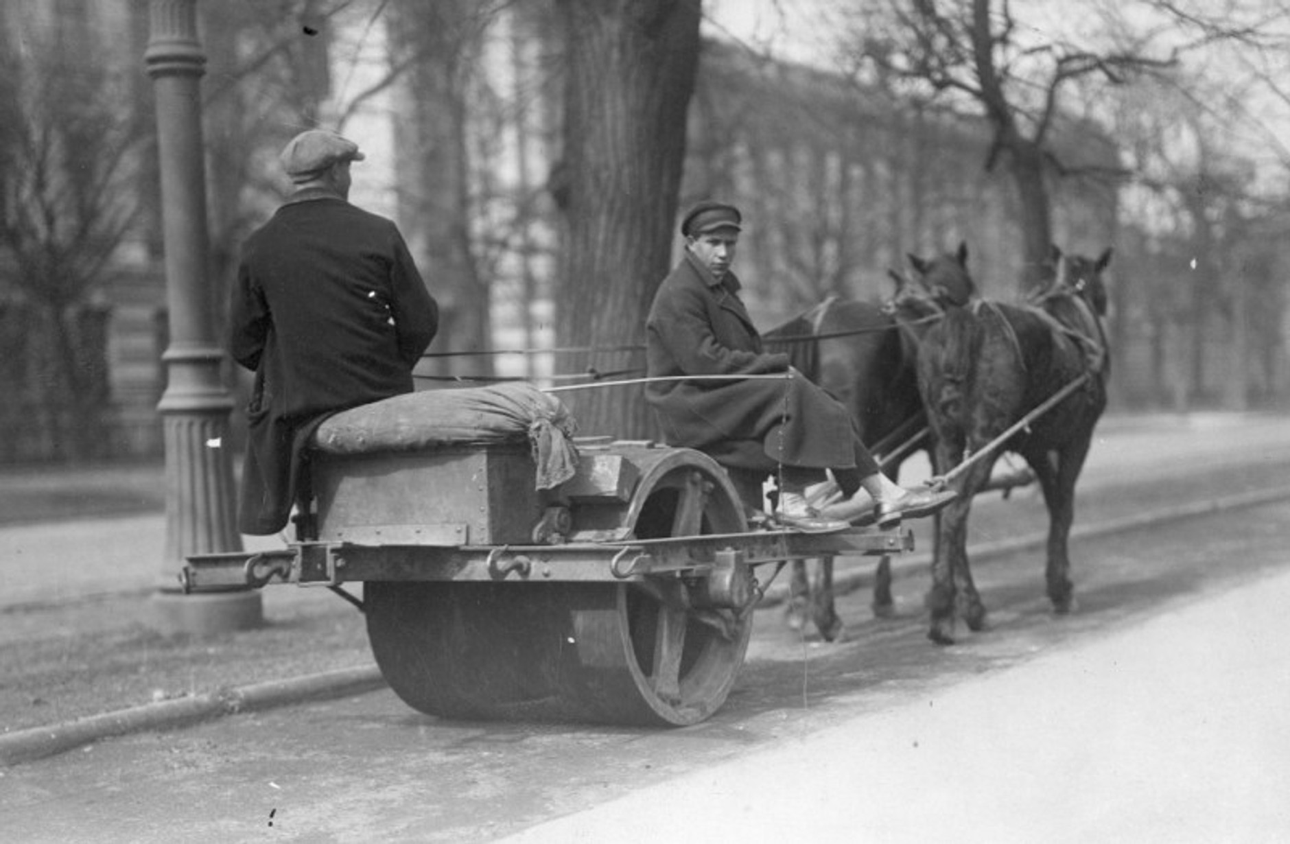 Historia maszyn drogowych.