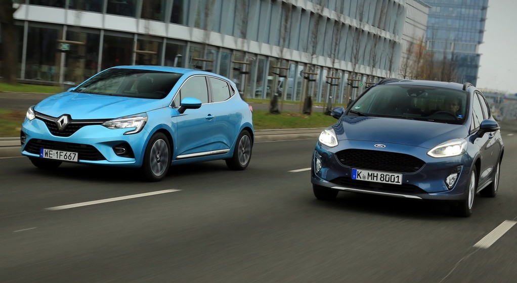 Ford Fiesta 1.0 EcoBoost Hybrid vs. Renault Clio E-Tech