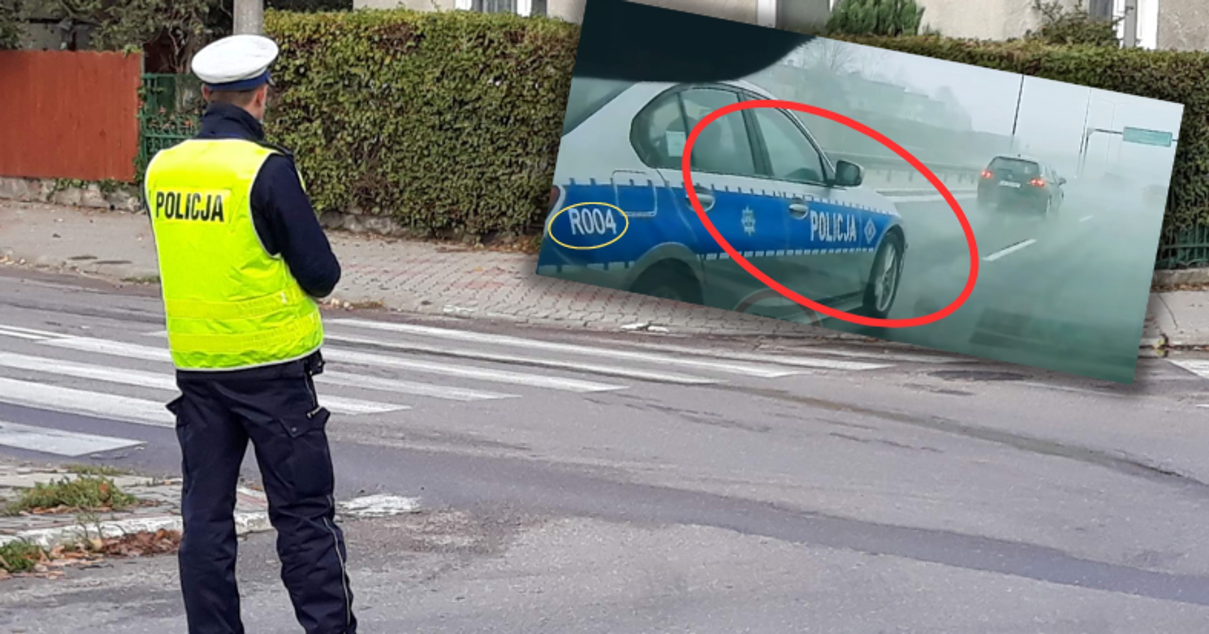 Policjant został ukarany za brawurową jazdę (Screen: You Tube/Stop Cham)