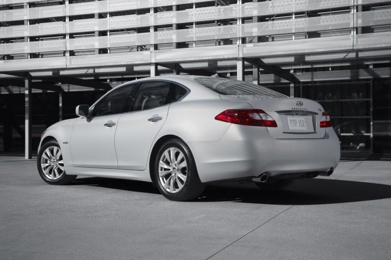 Infiniti M35h hałasuje ciszą