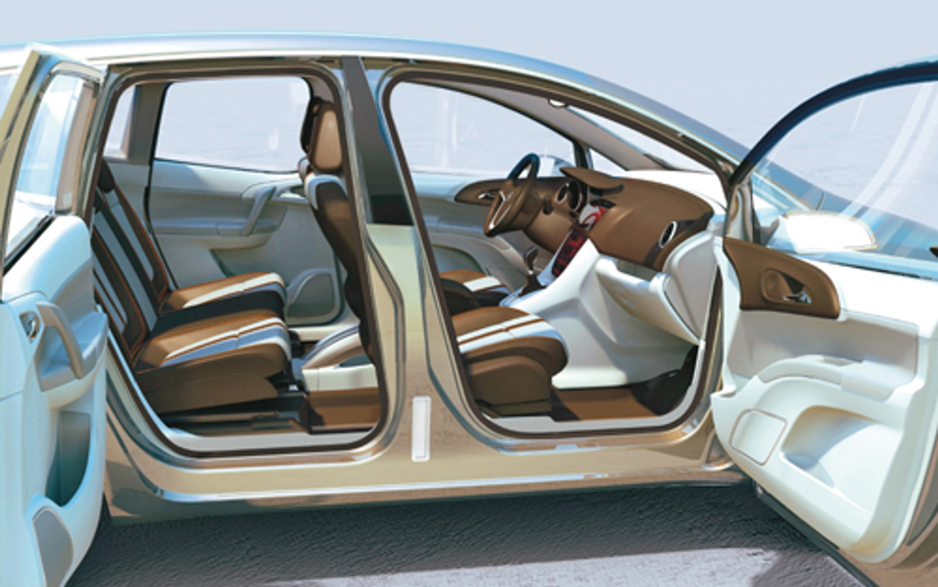 Opel Meriva - Z drzwiami pod wiatr