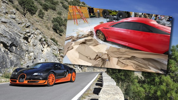Kupił Bugatti Veyrona z Temu. Do domu przyszedł gigantyczny przycisk do papieru