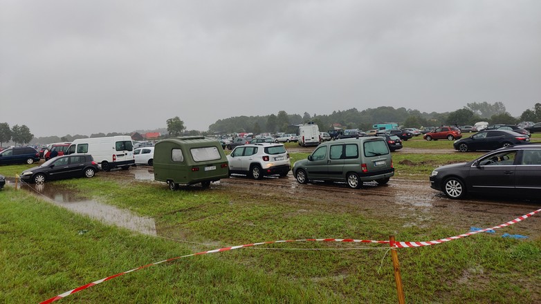 Korki na wyjeździe z 29. Pol'and'rock