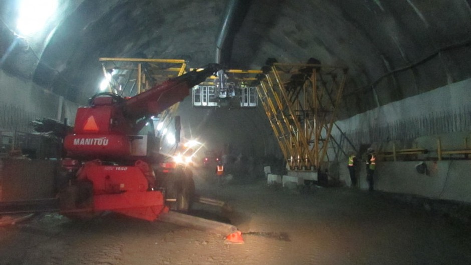 Budowa tunelu w ciągu zakopianki