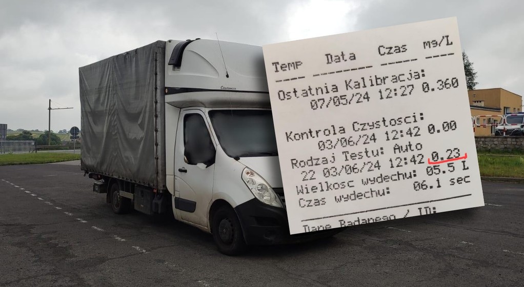 Próbował uniknąć kontroli. Szybko się okazało, dlaczego