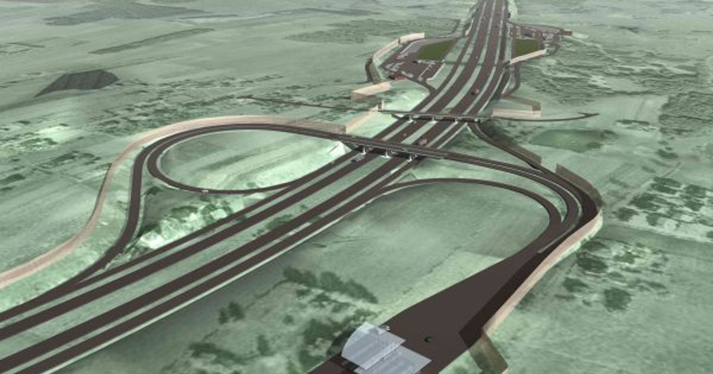 Autostrada A1 - węzeł Rowień