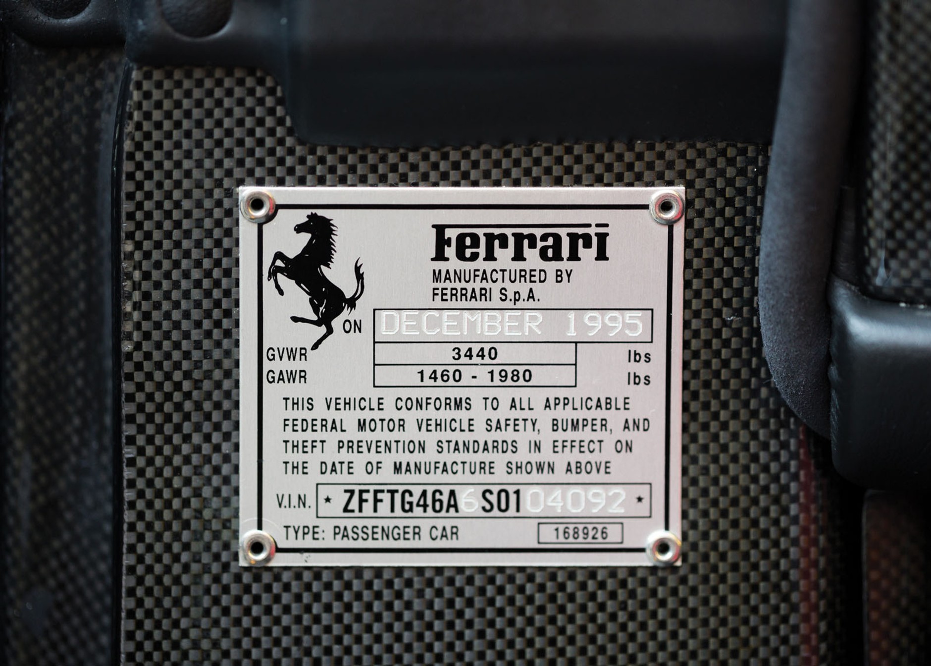 Ferrari F50 RM Sotherby’s