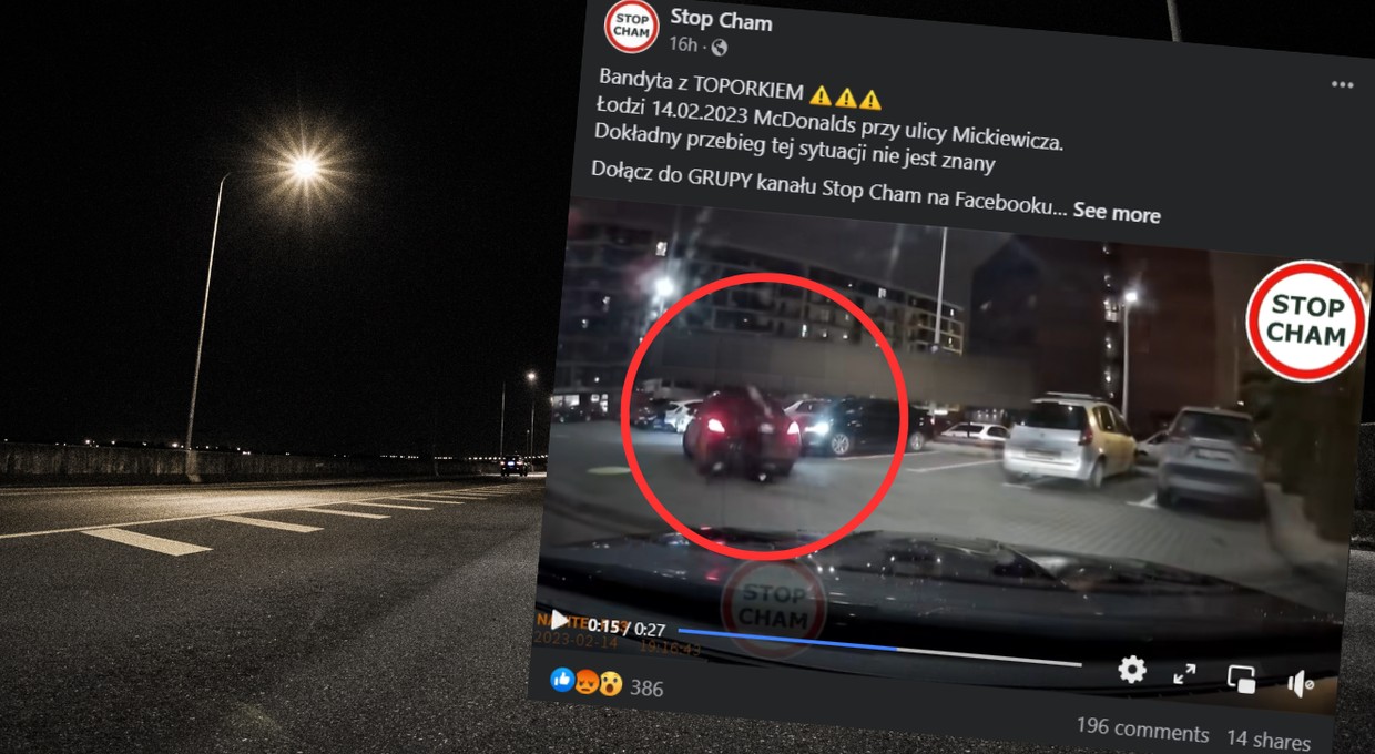 "Burger drwala zaszkodził". Niebywałe, czym zaatakował innego kierowcę [WIDEO]