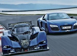 Praga R1 w starciu z Audi R8: diabeł jeździ sobie Pragą
