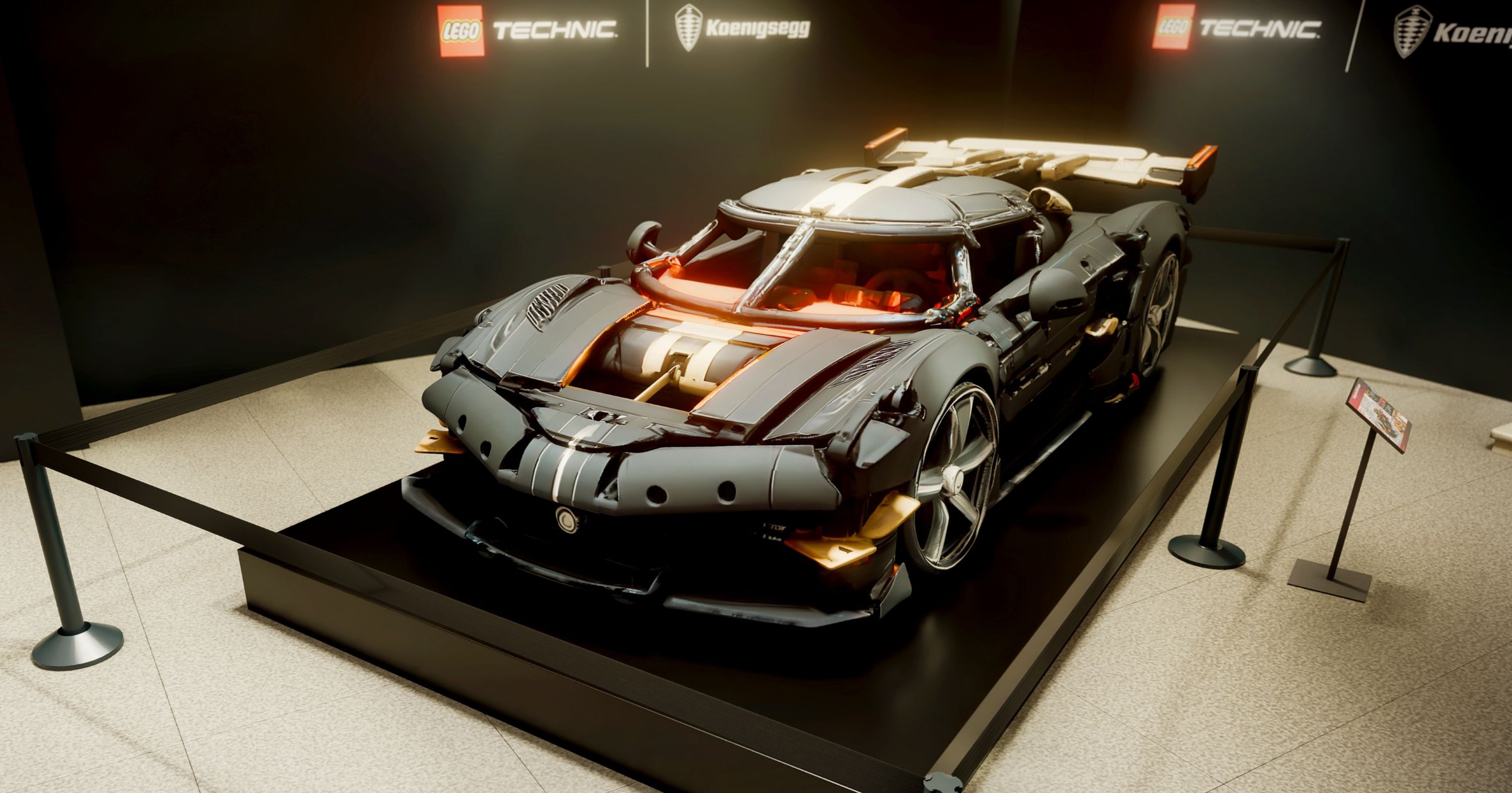 Koenigsegg Sadair's Spear z LEGO w skali 1:1