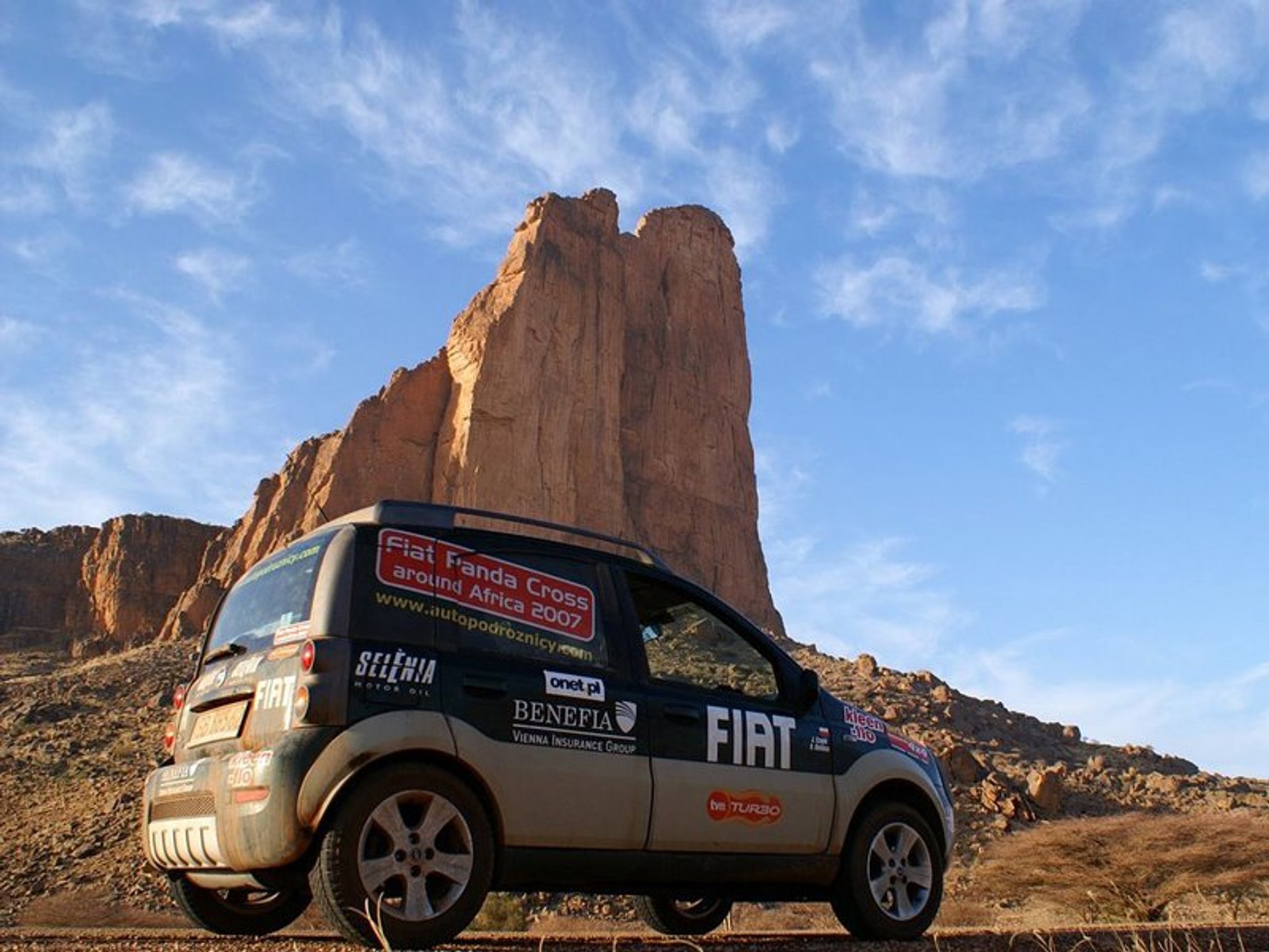 Wyprawa Fiatem Panda Cross 4x4 dookoła Afryki na półmetku