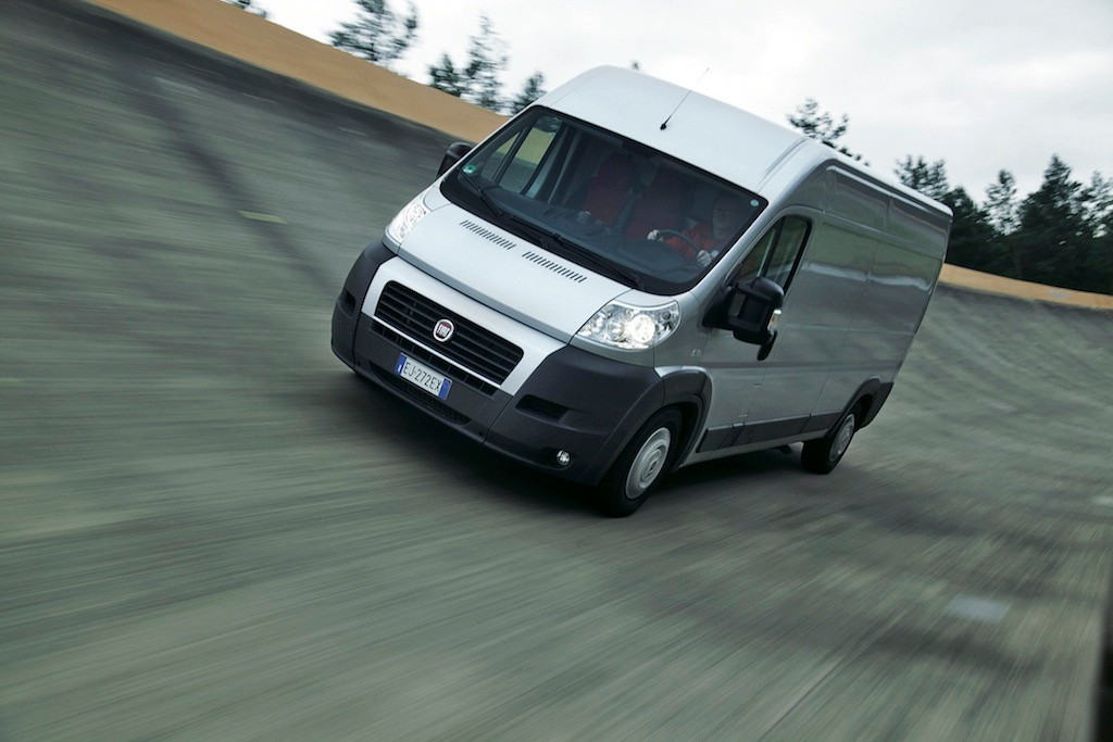 10 aut w teście spalania przy pełnym gazie - Fiat Ducato