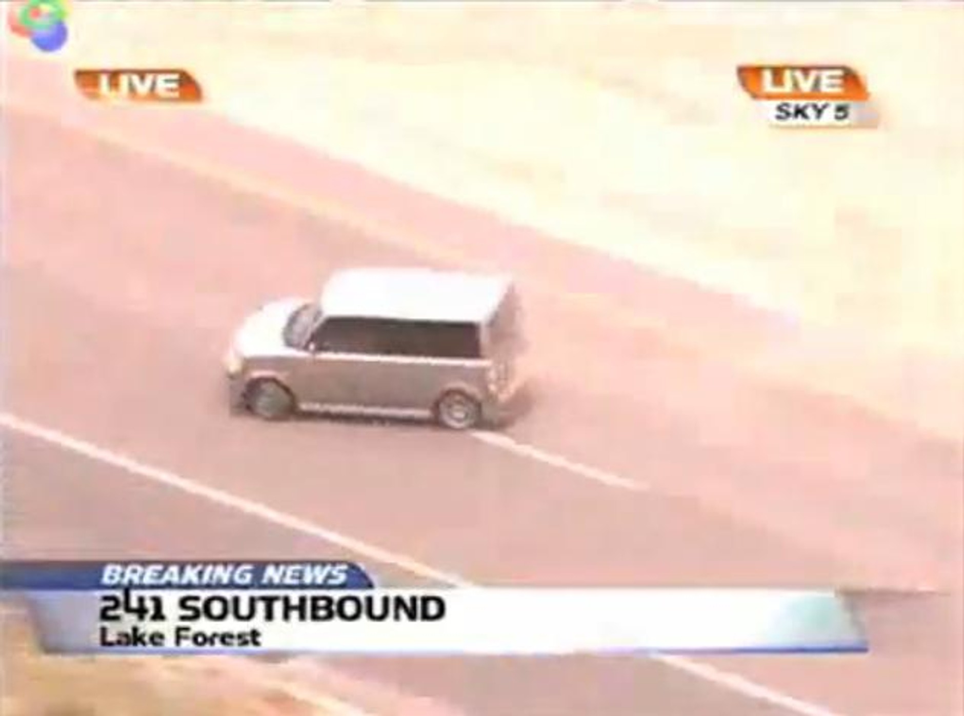 Wariatka uciekała przed policją, jeżdżąc w kółko