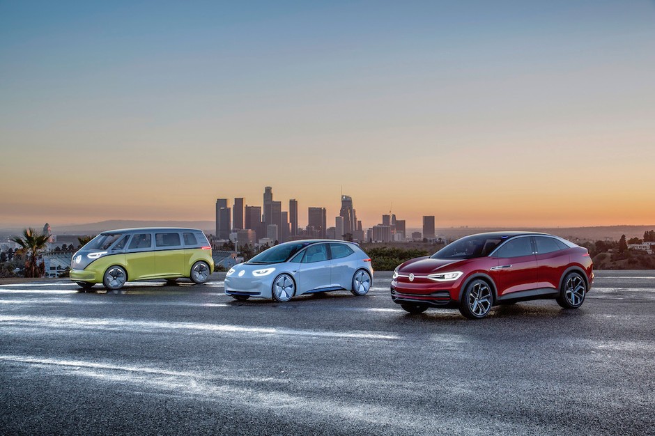 Elektryczne prototypy VW w Los Angeles