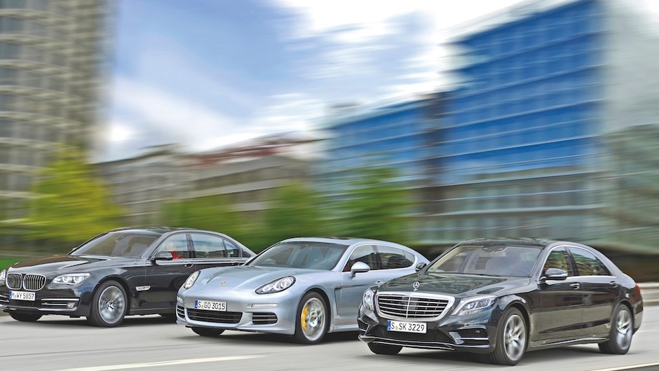 BMW 750 Li, Mercedes S 500 L, Porsche Panamera Executive