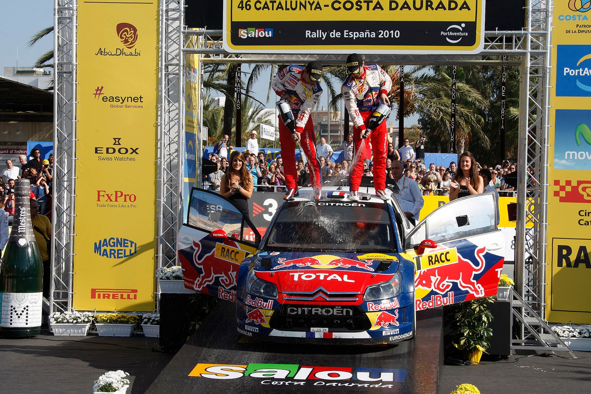 Rajd Hiszpanii 2010: ponownie Loeb i trzy Citroëny na pudle (galeria Rallyworld©Willy Weyens)