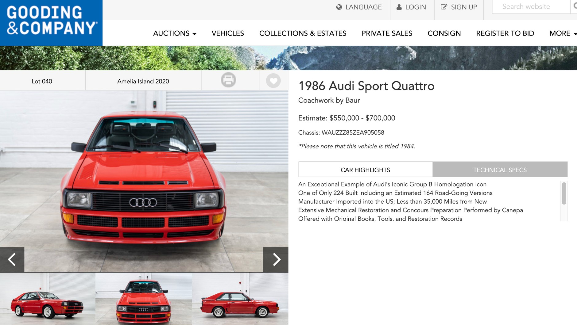 Audi Sport quattro