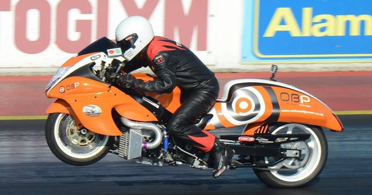 Suzuki Hayabusa turbo Drag Bike