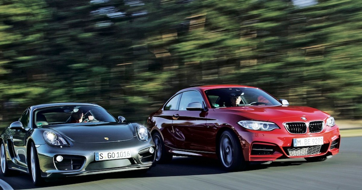 Porsche Cayman S i BMW M235i