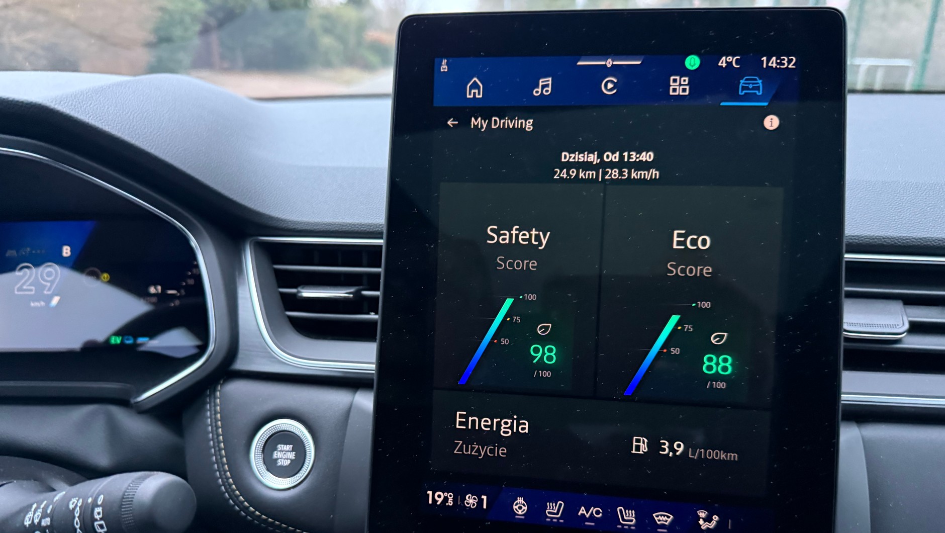 Renault Symbioz – spalanie
