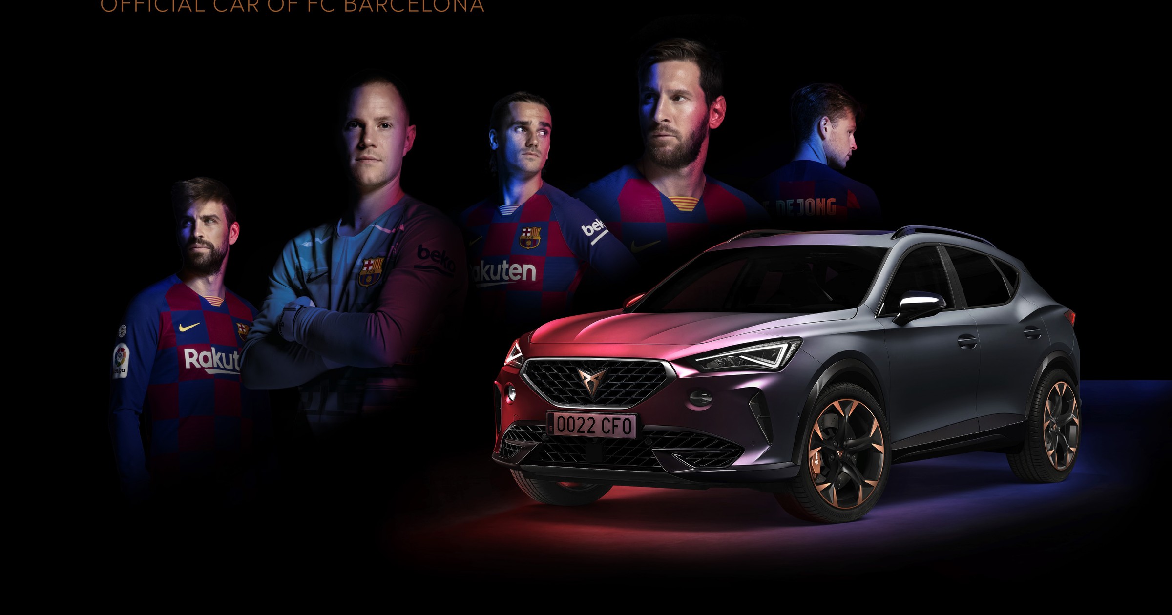 Cupra Formental oficjalnym autem FC Barcelony