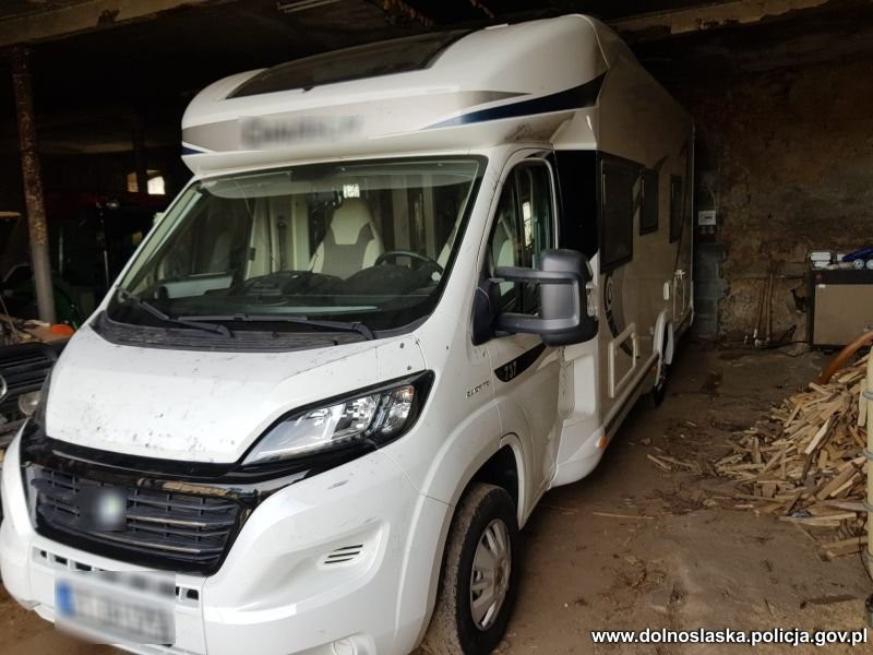 Odzyskany kamper skradziony w Niemczech