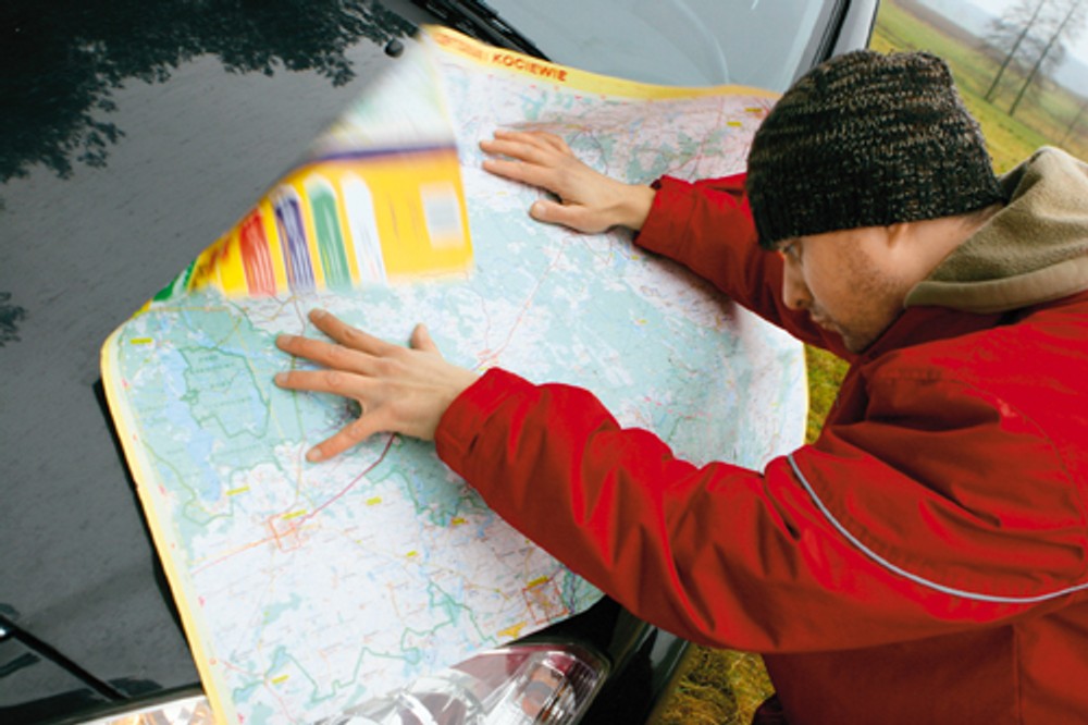 Samochodem i... pieszo!