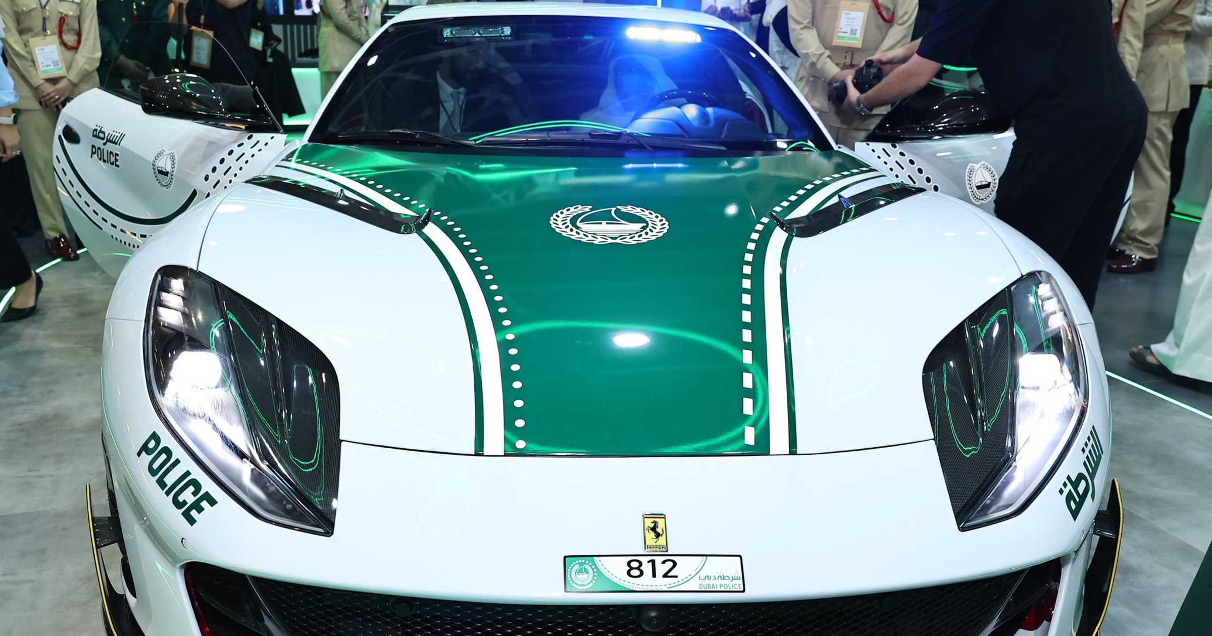 Mansory Ferrari 812 Superfast dla policji w Dubaju