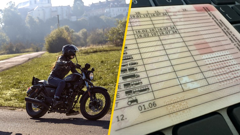 Prawo jazdy kat. B. Możesz jechać motocyklem, ale nie każdym! Sprawdź pojemność i moc