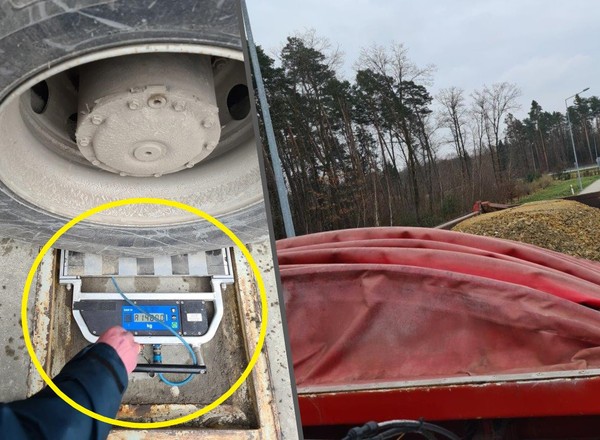 Kierowca wiózł pospółkę i kłamał w żywe oczy. Inspektorzy ITD wysłali go na wagę
