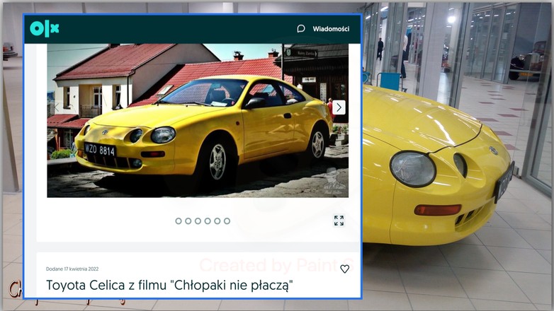 Toyota Celica Chłopaki nie płaczą