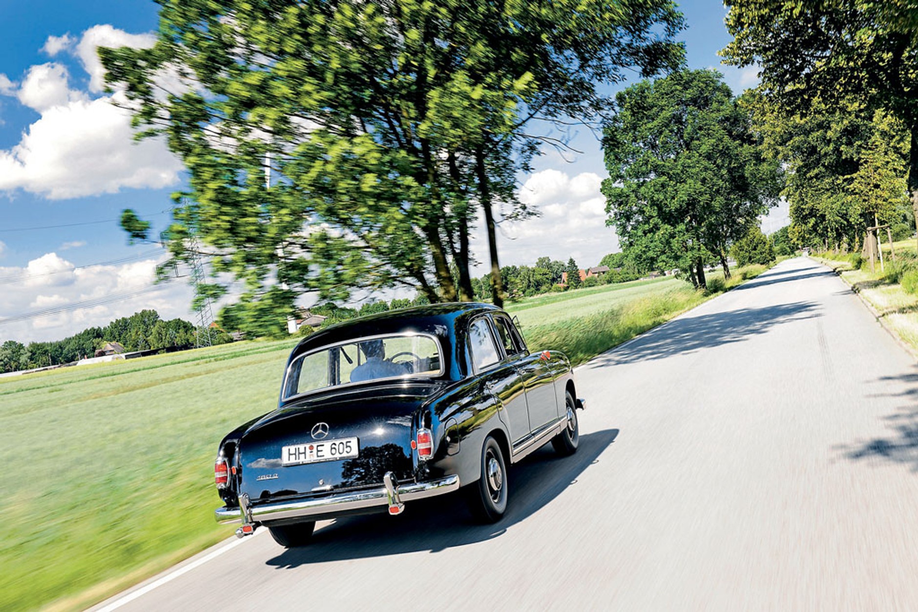 Mercedes 180 D- koń pociągowy