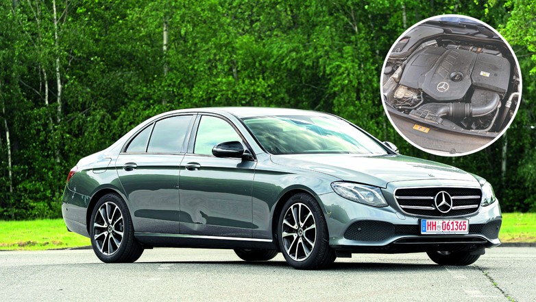 Duże auto z małym silnikiem: Mercedes W213 w wersji E200d po liftingu ma tylko 1.6 l pojemności. Osiągi są przyzwoite. Co z trwałością?