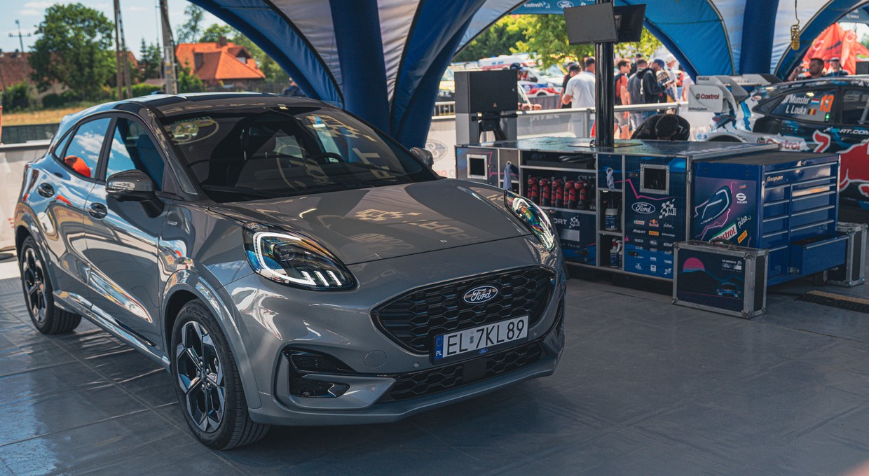 Ford wykorzystał 80. Rajd Polski. W trakcie wydarzenia oficjalnie zaprezentowano odnowioną Pumę