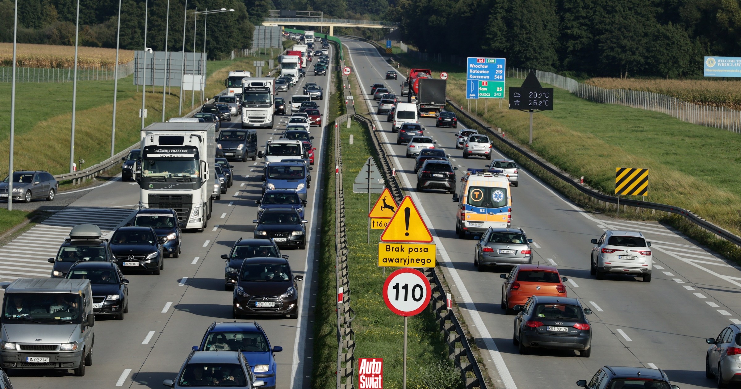 Już za rok autostrada A4 stanie się darmowa. GDDKiA pracuje nad trzecim pasem
