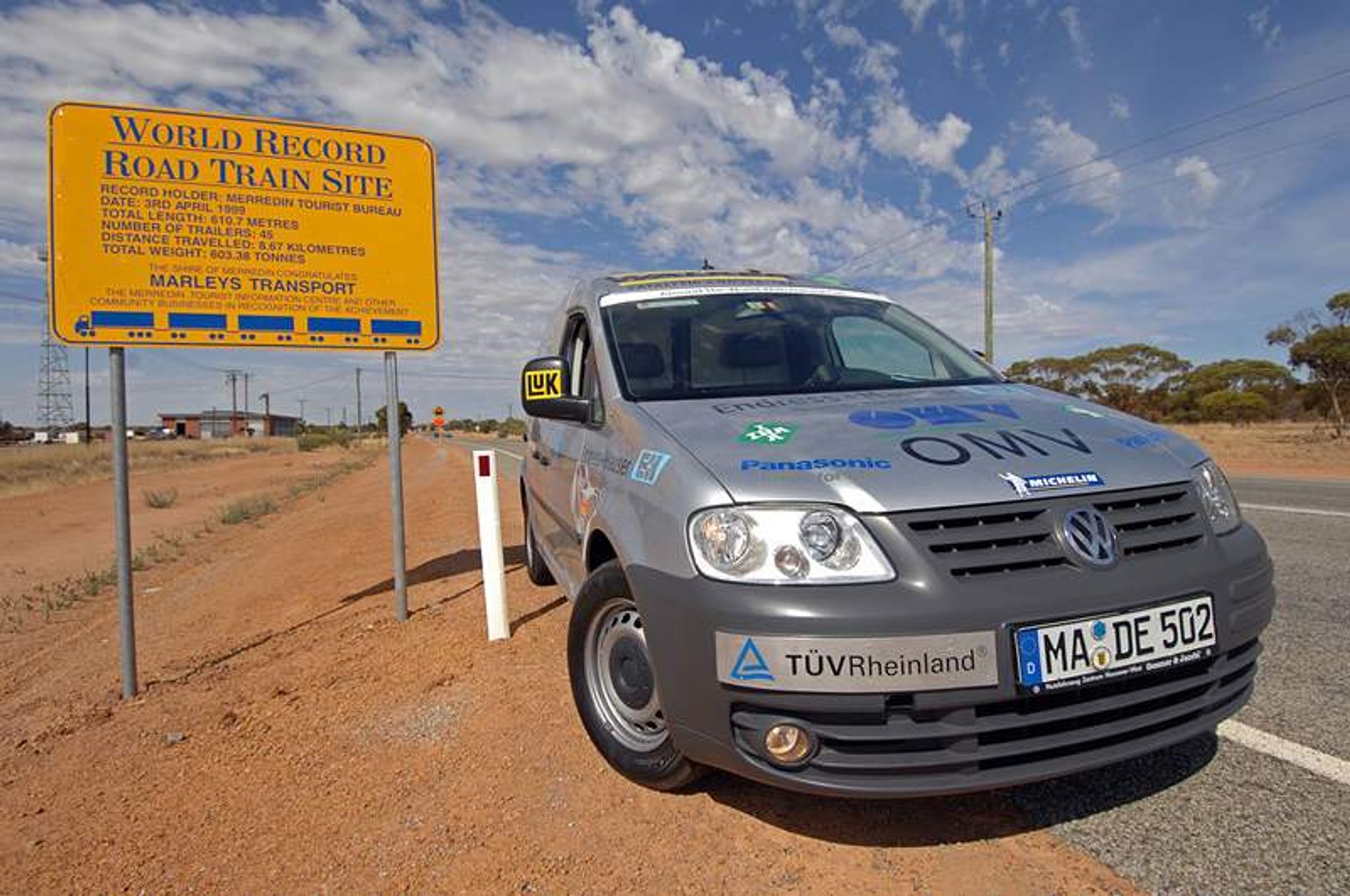 EcoFuel World Tour: Poznański VW Caddy w księdze Guinnessa!