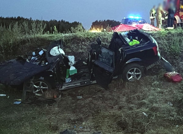 Tragiczny wypadek na trasie Wielbark - Przeździęk Wielki