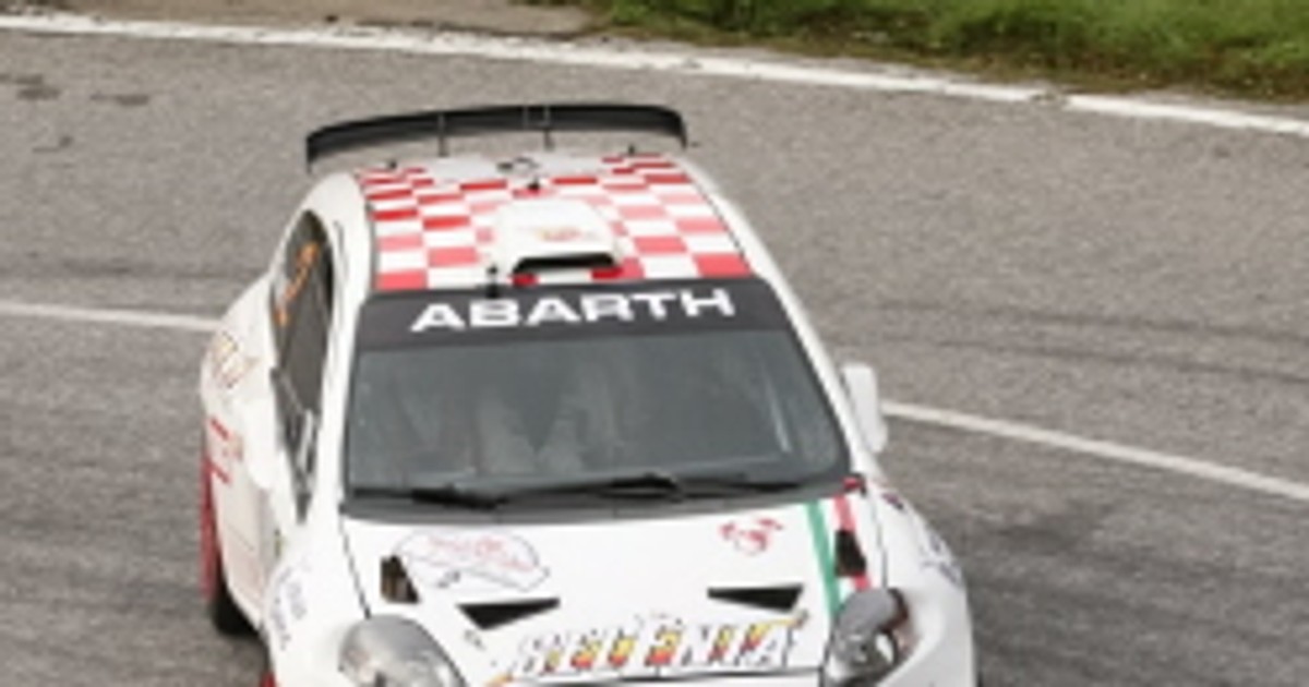 Rajd Barbórka 2009: Luca Rossetti na podium