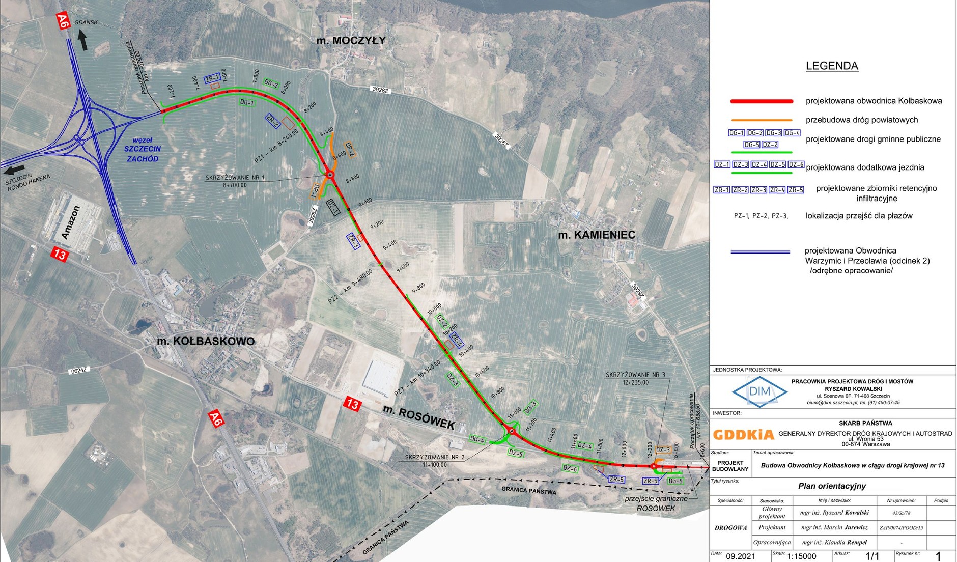 Nowe połączenie autostrady A6 i DK13