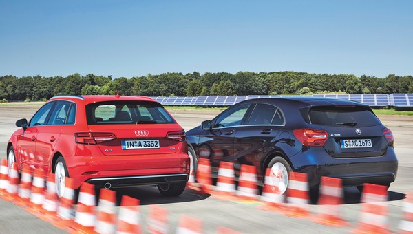 Tylko trzy cylindry w klasie premium? Audi A3 1.0 TFSI kontra Mercedes A180