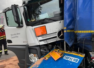 Na niemieckiej autostradzie zderzyło się aż 6 ciężarówek. Wszystko przez nieuwagę jednego z kierowców